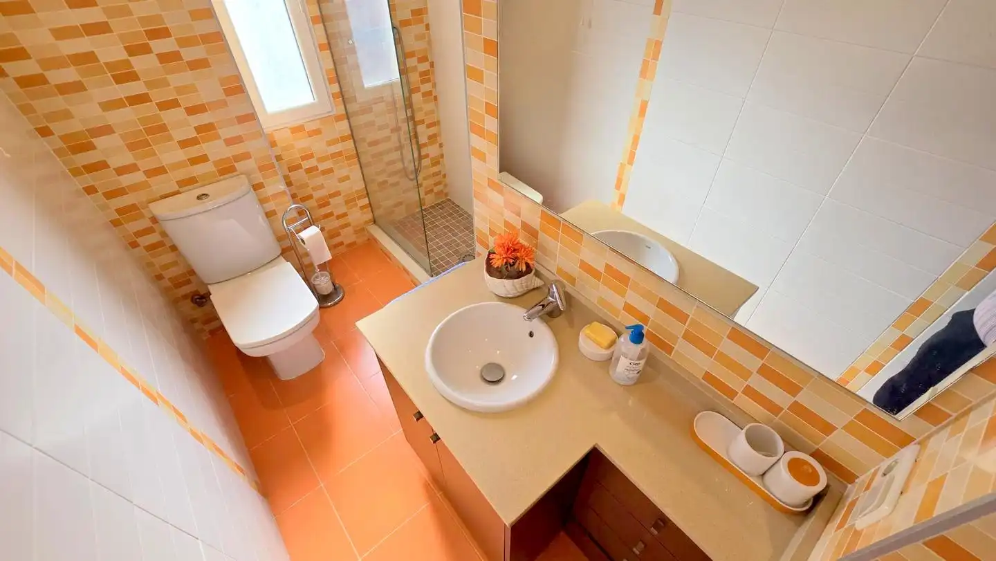 Baño de Apartamento en venta en Gandia con Aire acondicionado, Terraza y Amueblado
