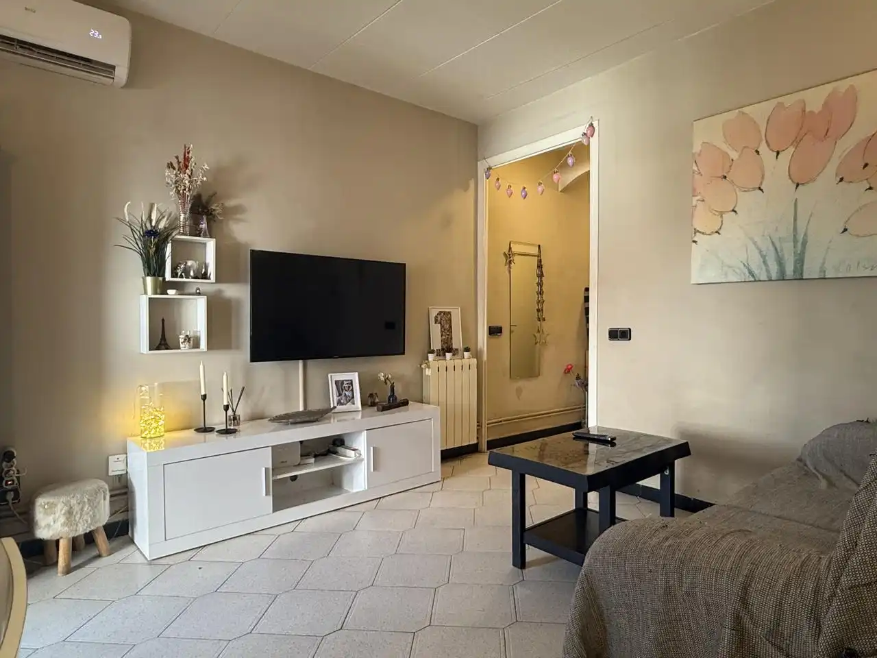 Sala de estar de Piso en venta en Centre