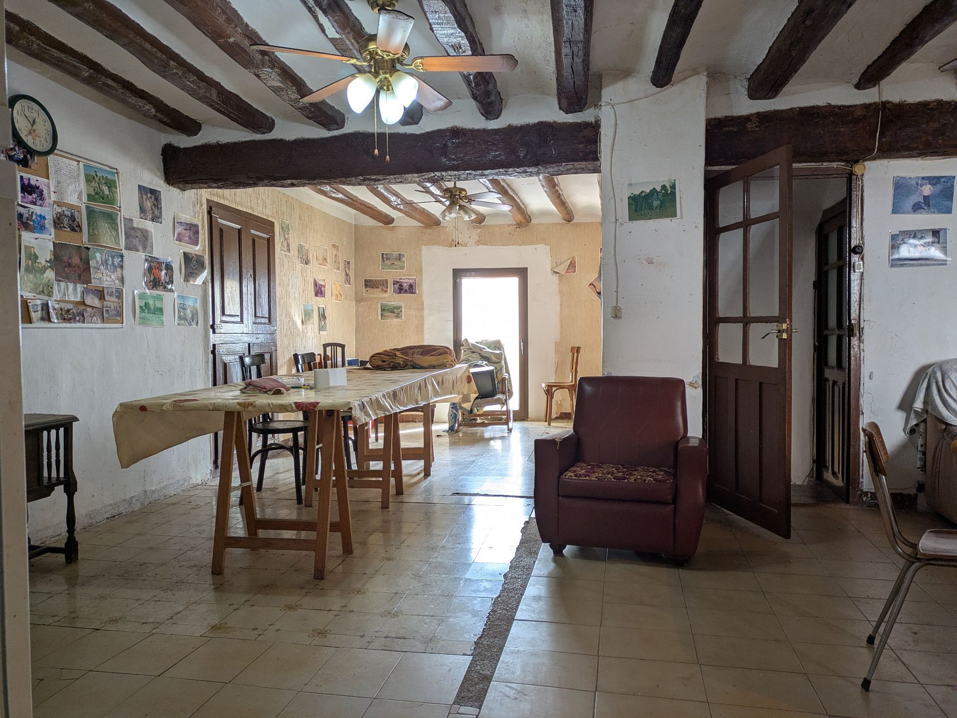 Menjador de Finca rústica en venda en San Miguel del Cinca amb Calefacció i Traster