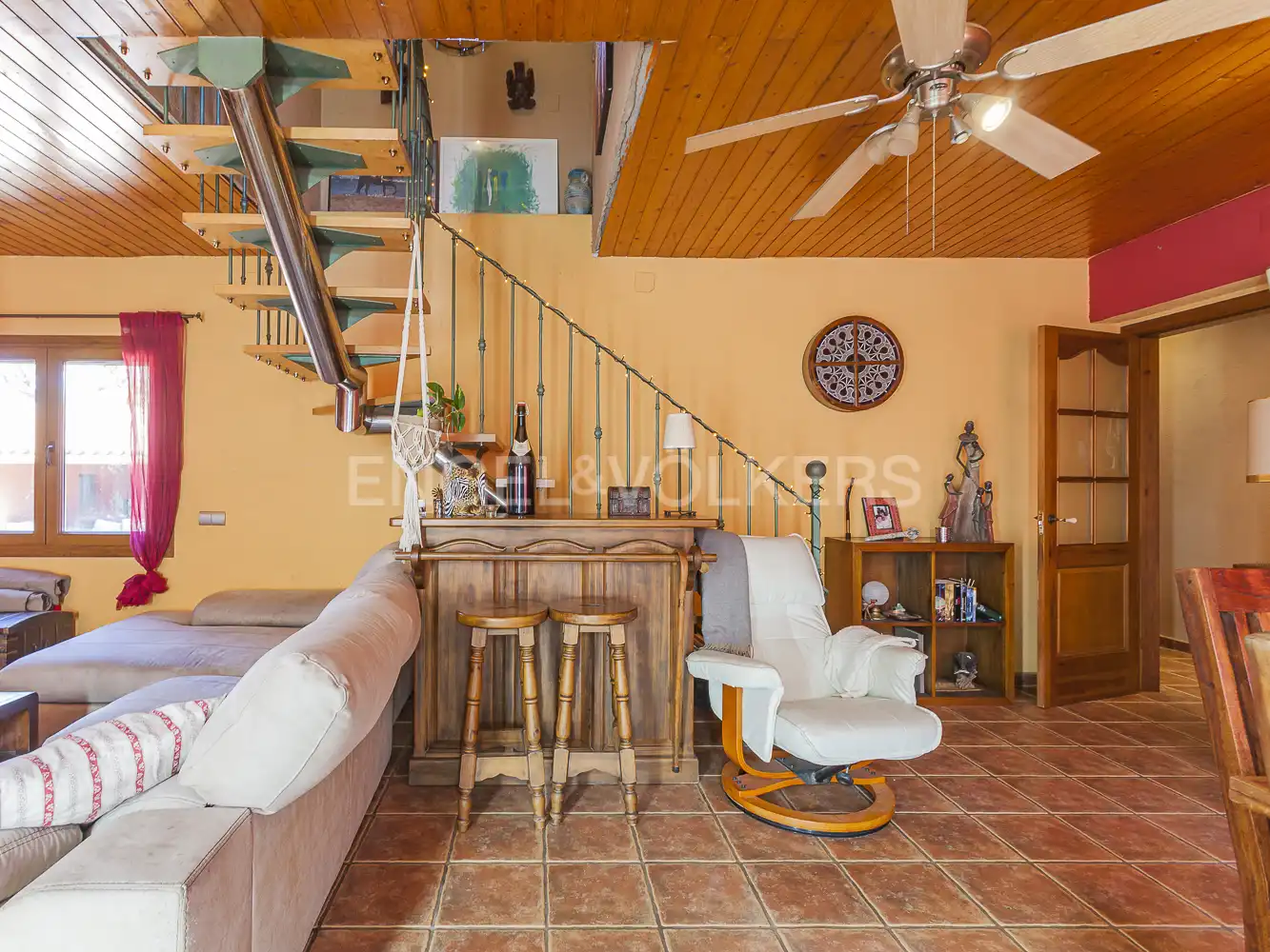 Sala d'estar de Finca rústica en venda en Sentmenat amb Calefacció, Jardí privat i Parquet