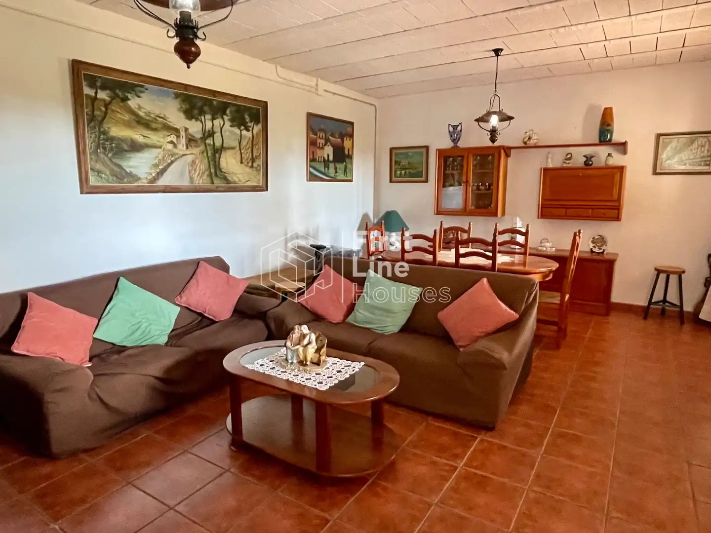 Sala d'estar de Casa o xalet en venda en Lloret de Mar amb Calefacció, Terrassa i Traster