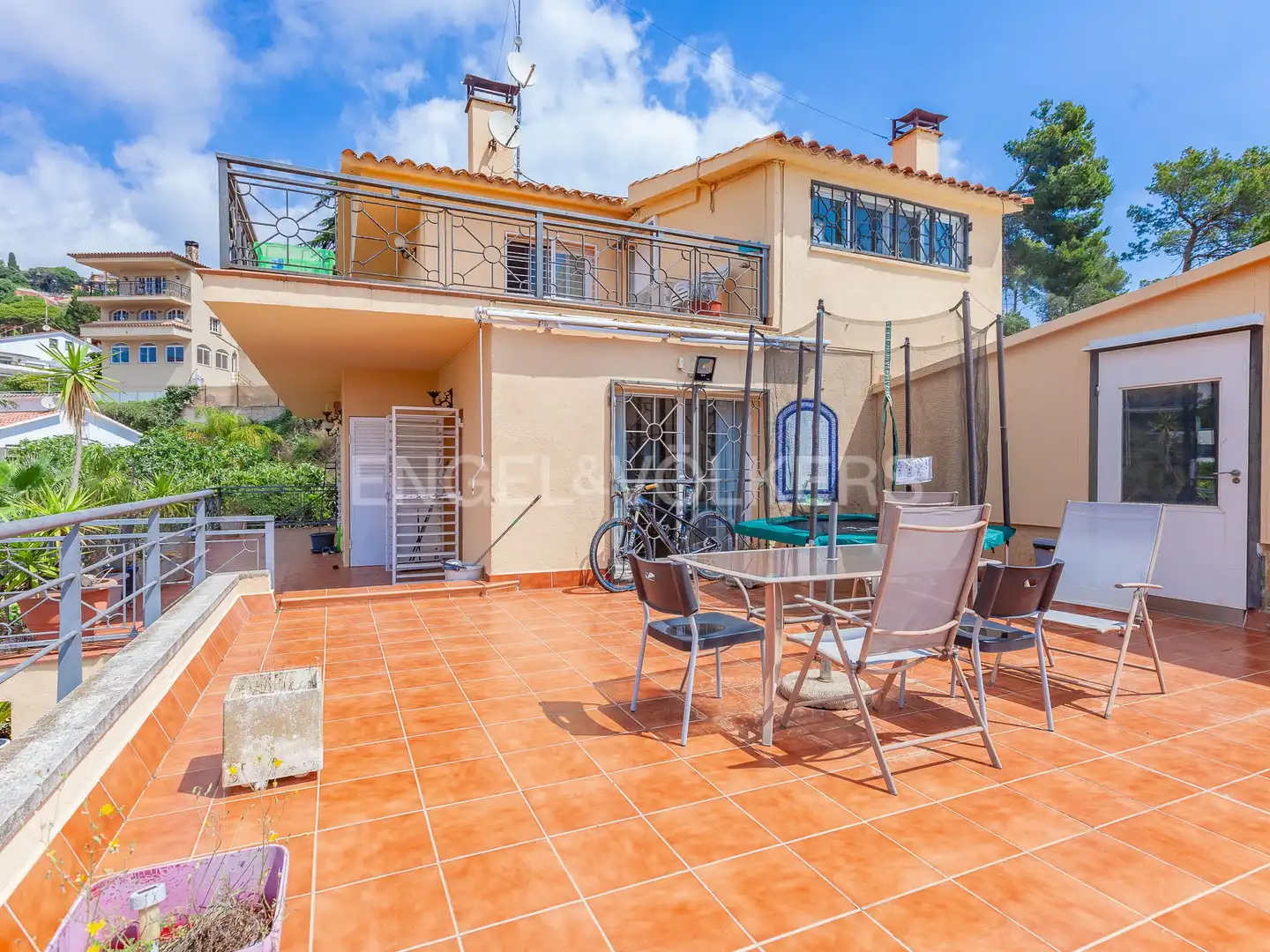 Terraza de Casa o chalet en venta en Mataró con Aire acondicionado, Calefacción y Jardín privado