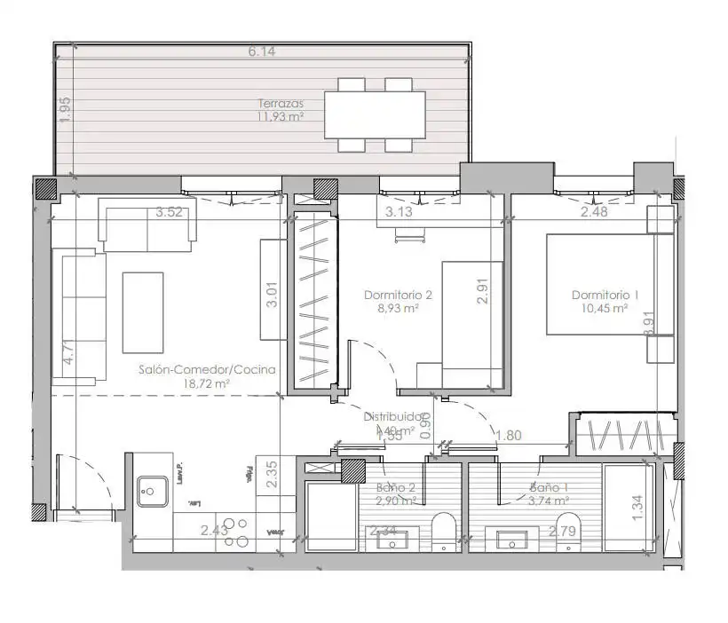 Apartament amb ascensor en venda a Las Lagunas, imagen 10