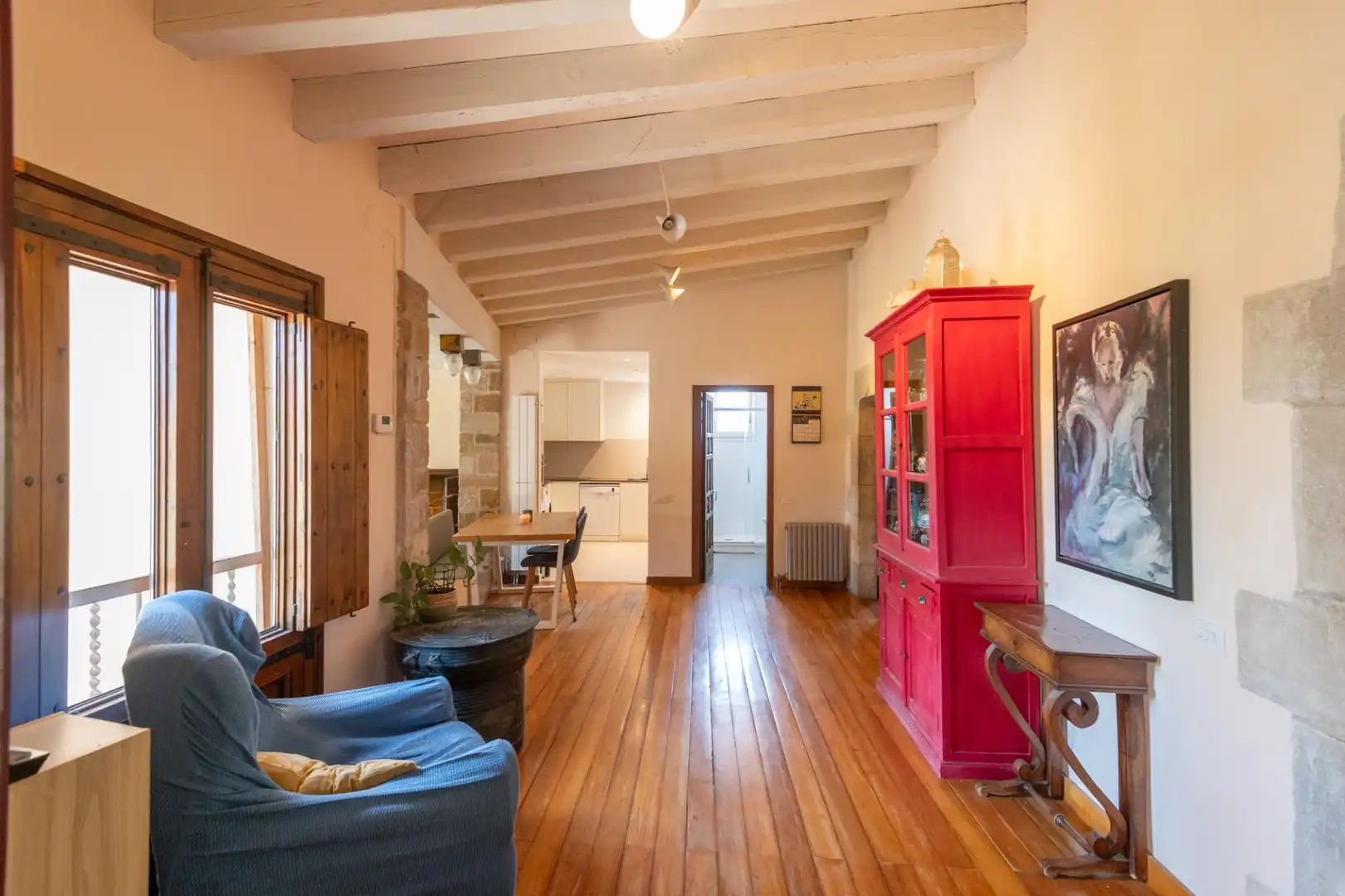 Sala d'estar de Finca rústica de lloguer en Cervià de Ter