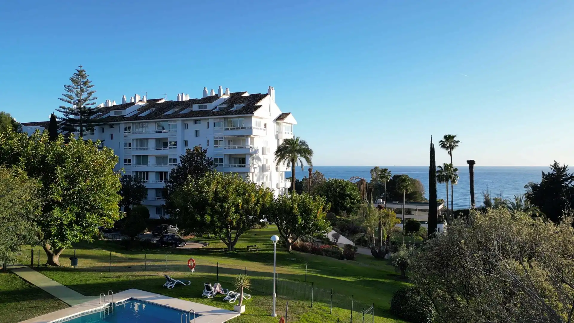 Garden of Apartments for rent in Marbella  with Air Conditioner, Heating and Furnished