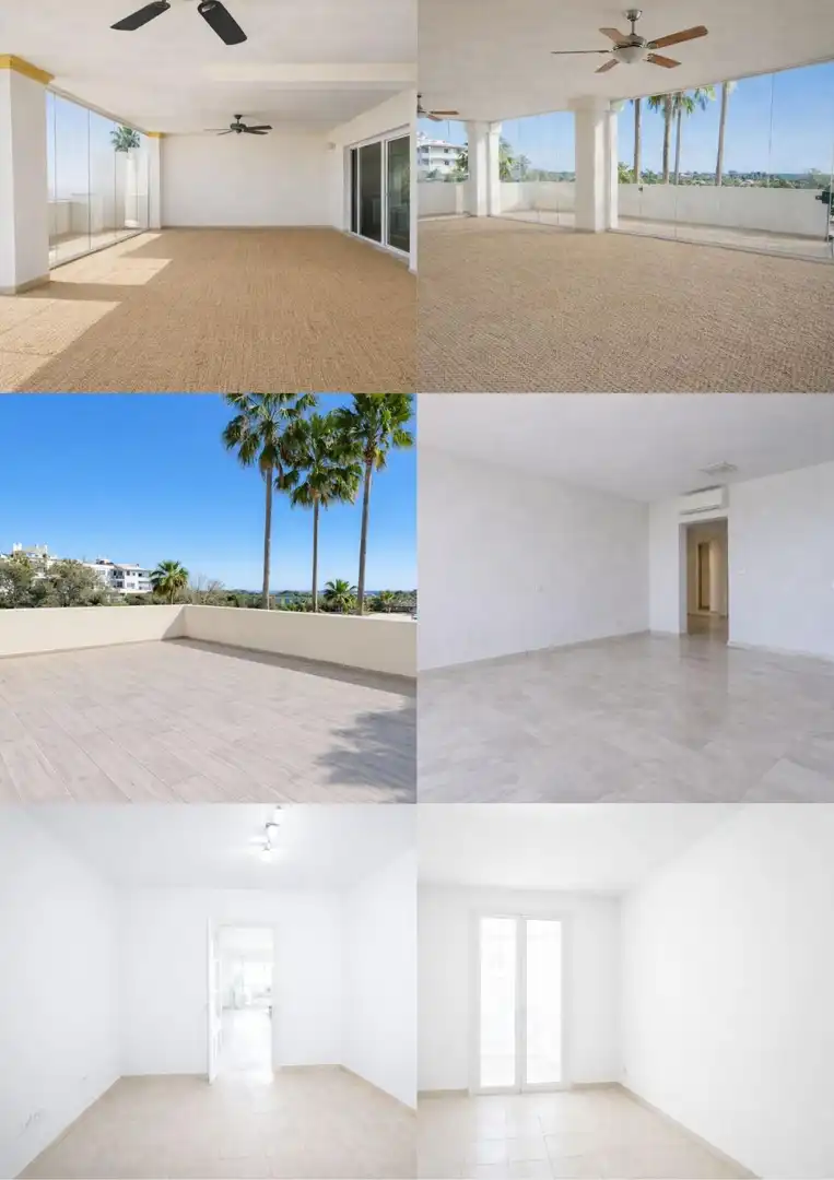 Vista exterior de Apartament en venda en Estepona amb Aire condicionat, Calefacció i Jardí privat