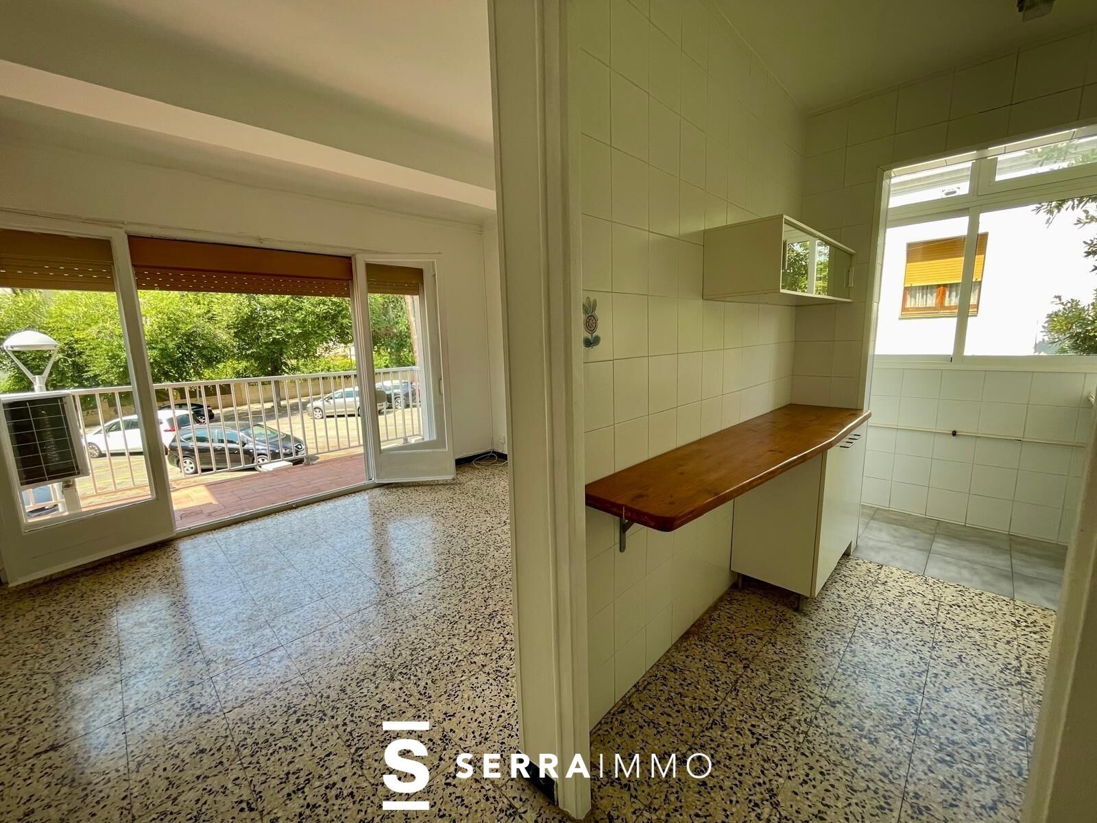 Kitchen of Flat for sale in Vilanova i la Geltrú  with Private garden and Terrace