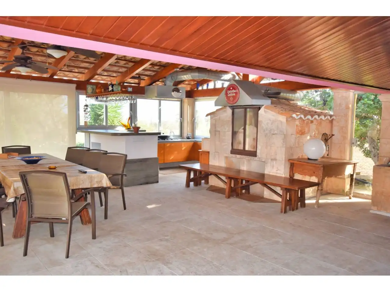 Terrasse von Country house zum Verkauf in Santa Margalida mit Heizung, Privatgarten und Terrasse