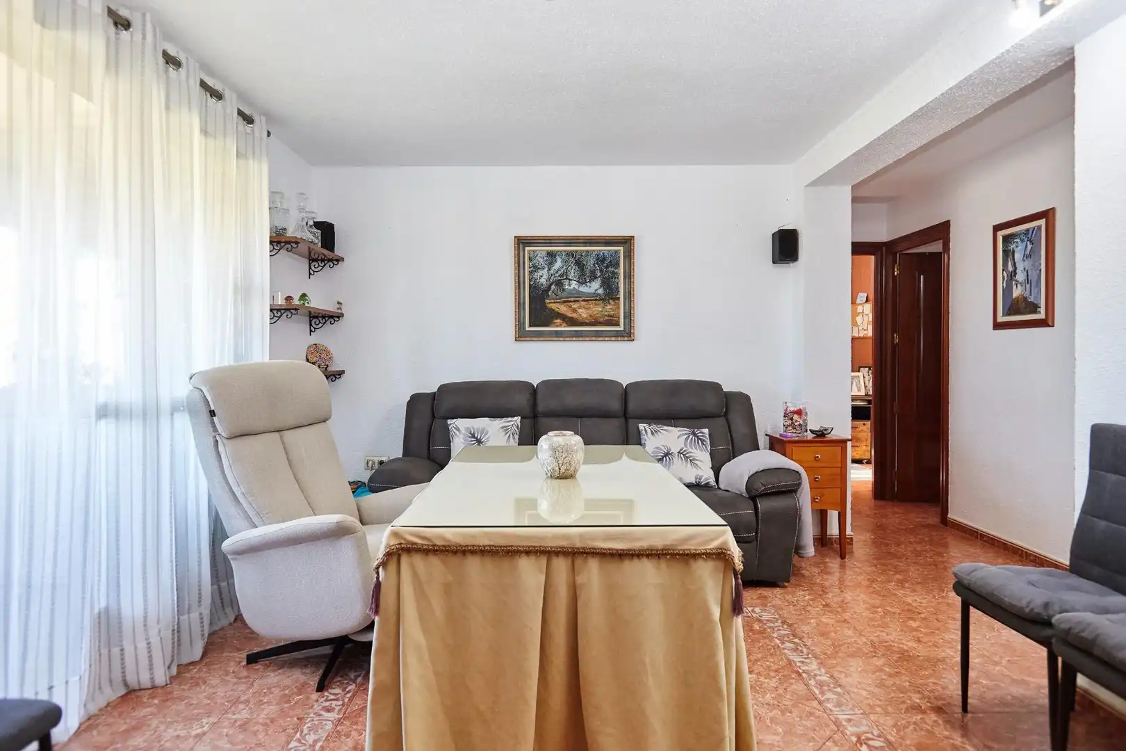 Sala d'estar de Pis en venda en Jaén amb Aire condicionat