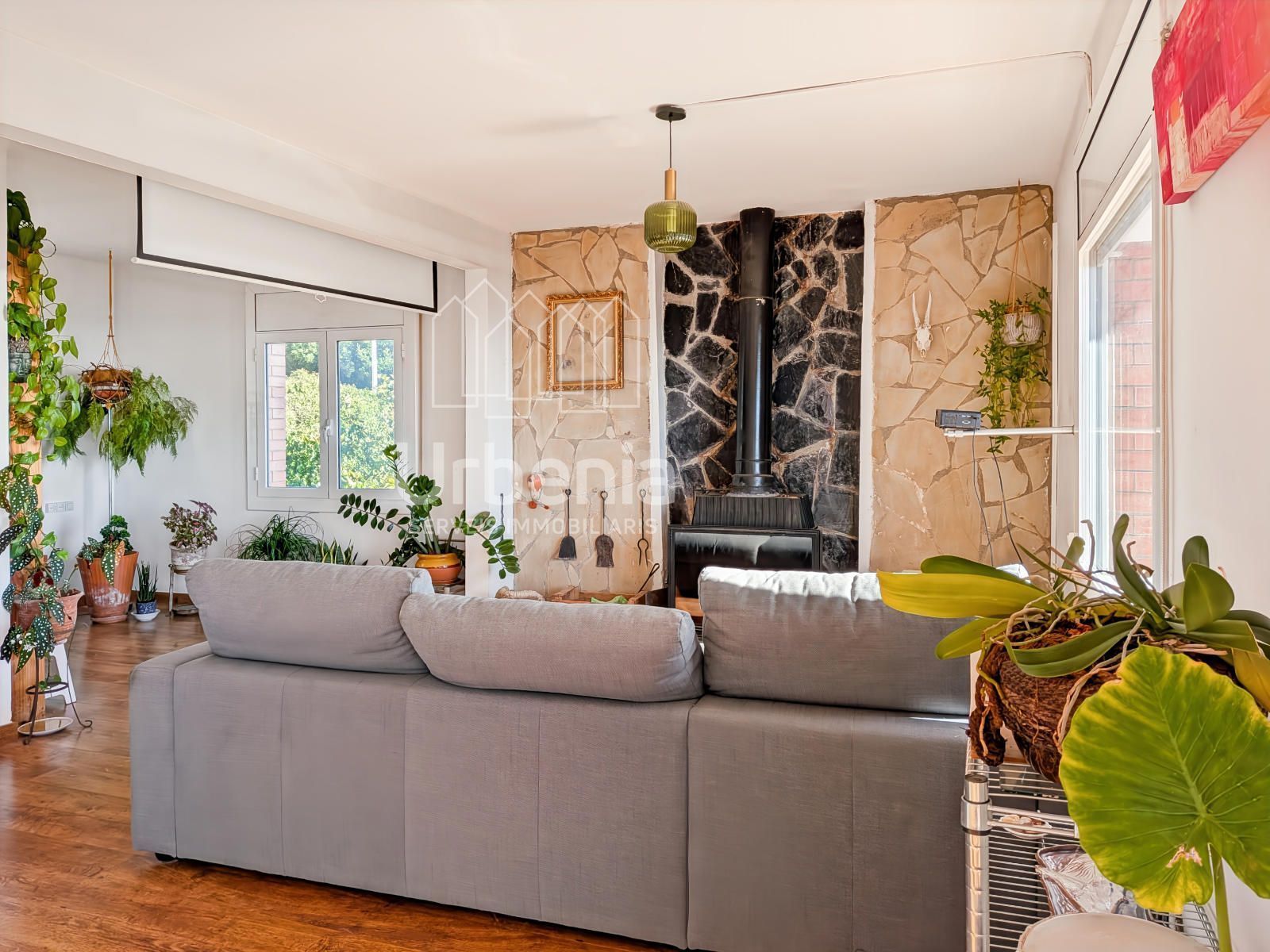 Living room of House or chalet for sale in Sant Iscle de Vallalta  with Heating, Terrace and Storage room