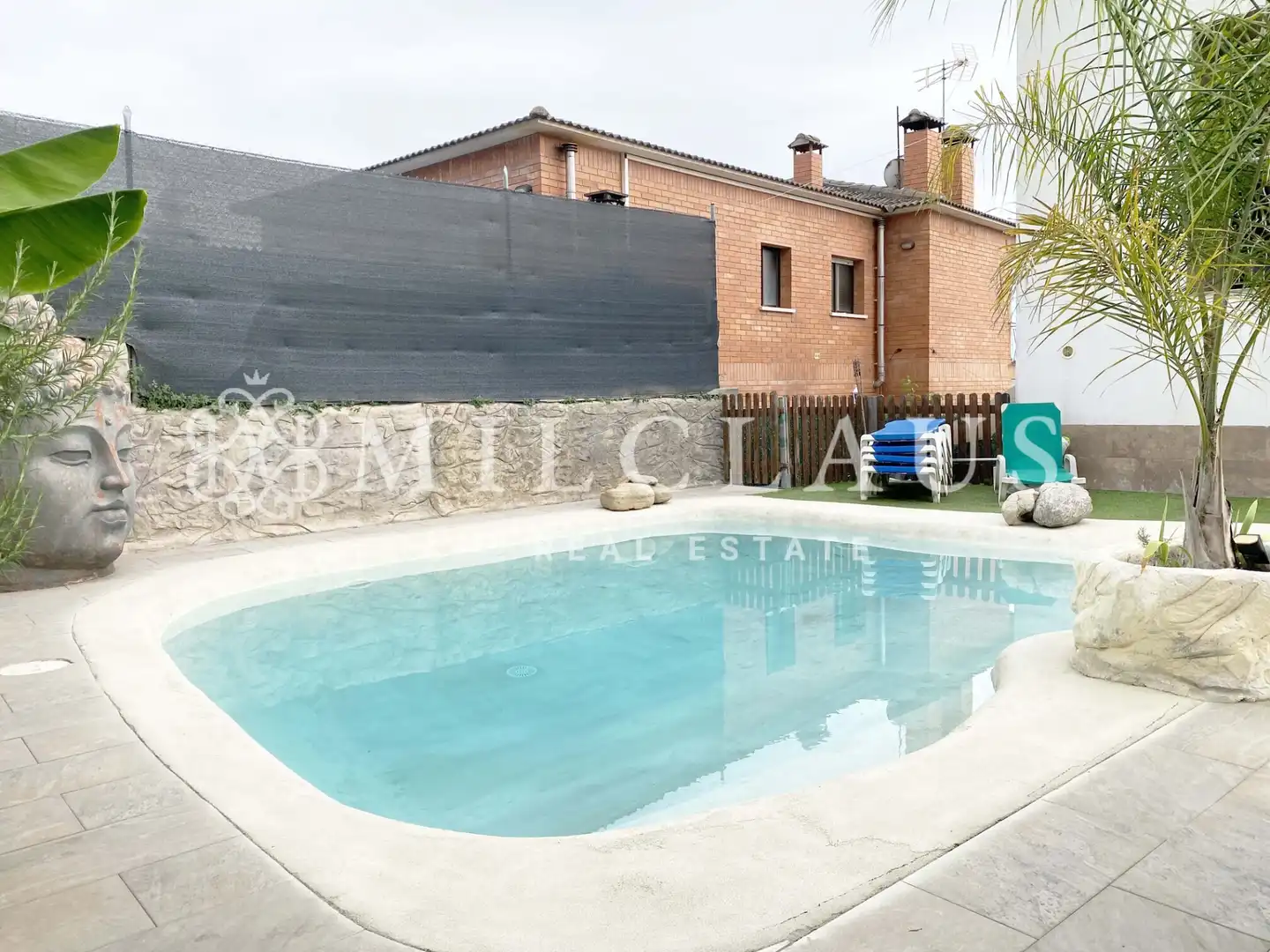 Schwimmbecken von Haus oder Chalet zum Verkauf in Lliçà d'Amunt mit Klimaanlage, Heizung und Privatgarten