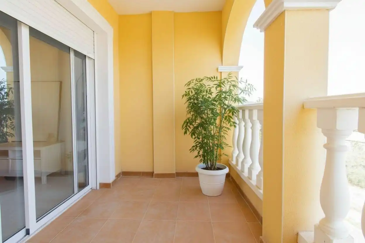 Balcony of Flat for rent in Algorfa  with Furnished