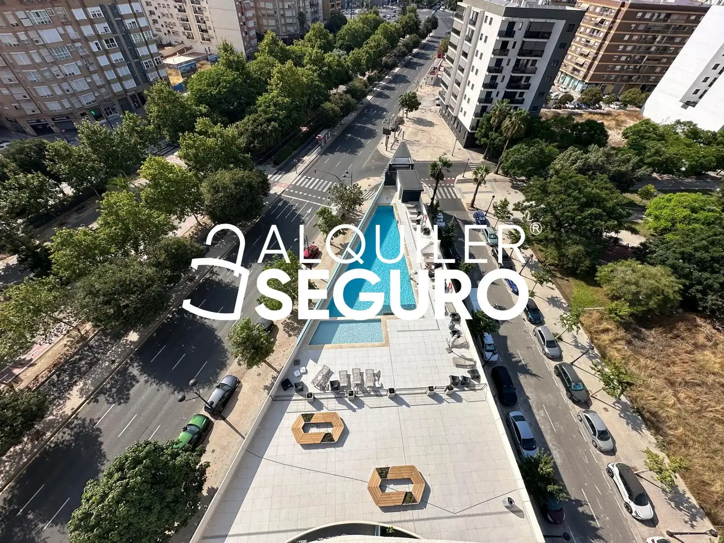 Vista exterior de Piso de alquiler en Valencia con Aire acondicionado, Terraza y Trastero