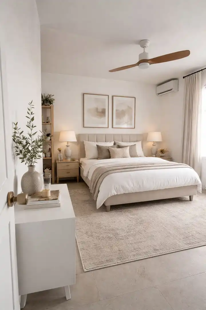 Habitación de Casa adosada de alquiler en Marbella con Aire acondicionado, Calefacción y Jardín privado