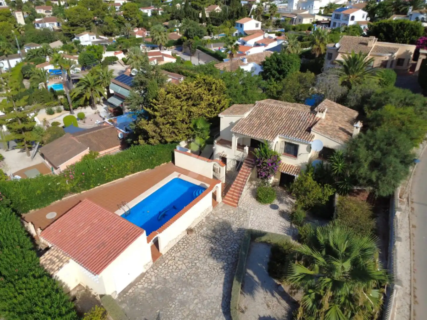 Exterior view of Houses for sale in Benissa  with Heating, Private garden and Terrace
