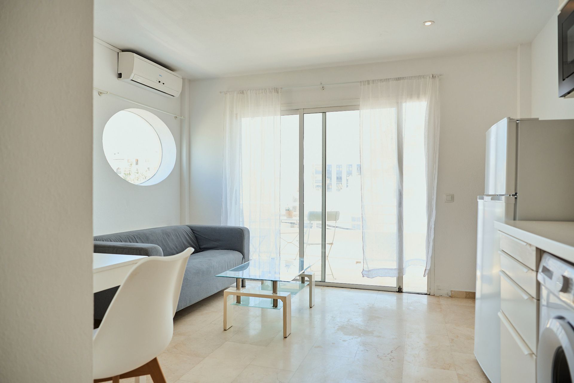 Living room of Apartment for sale in Santa Eulària des Riu  with Air Conditioner, Heating and Terrace