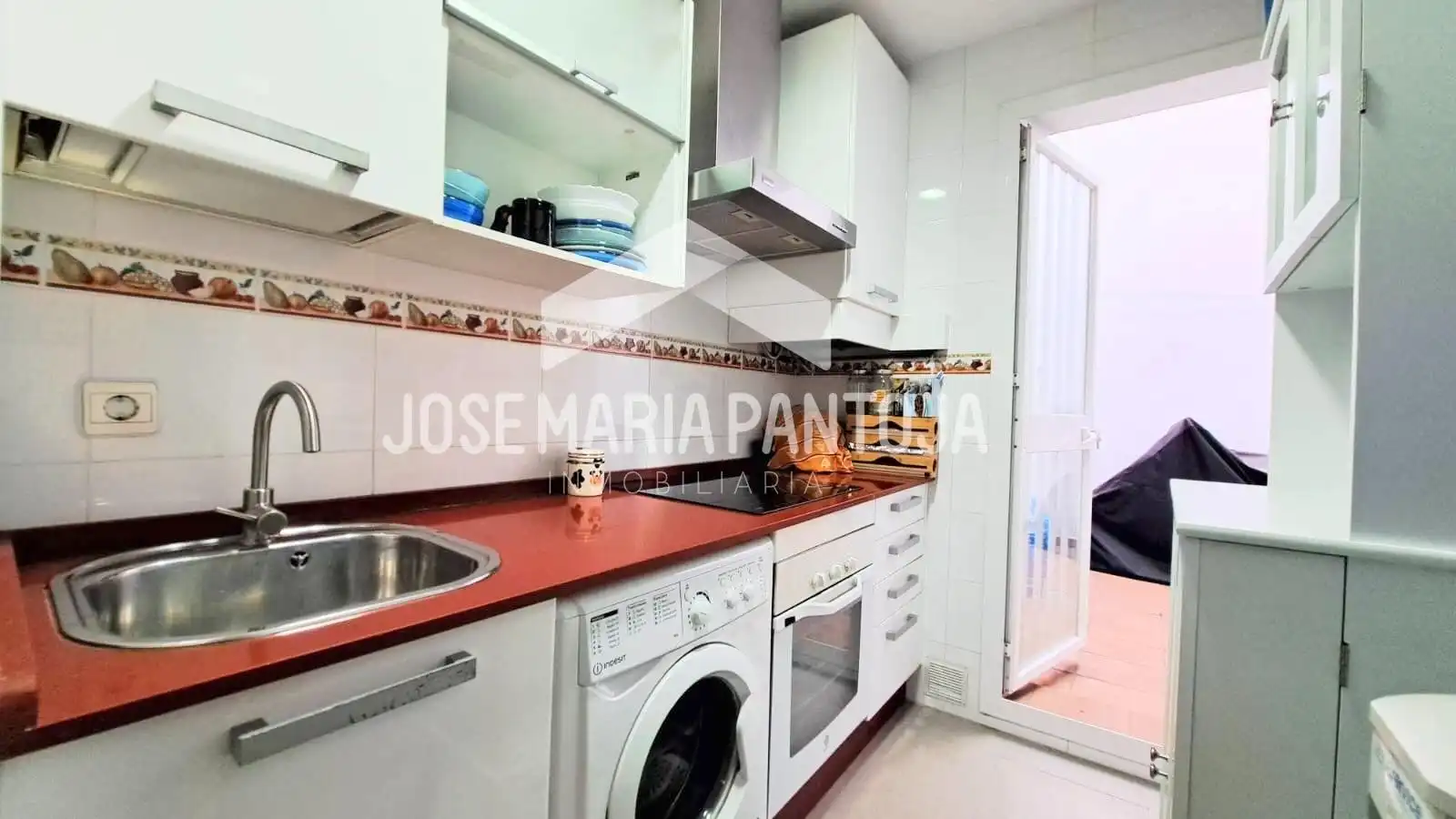 Kitchen of Flat for sale in Jerez de la Frontera  with Air Conditioner and Furnished
