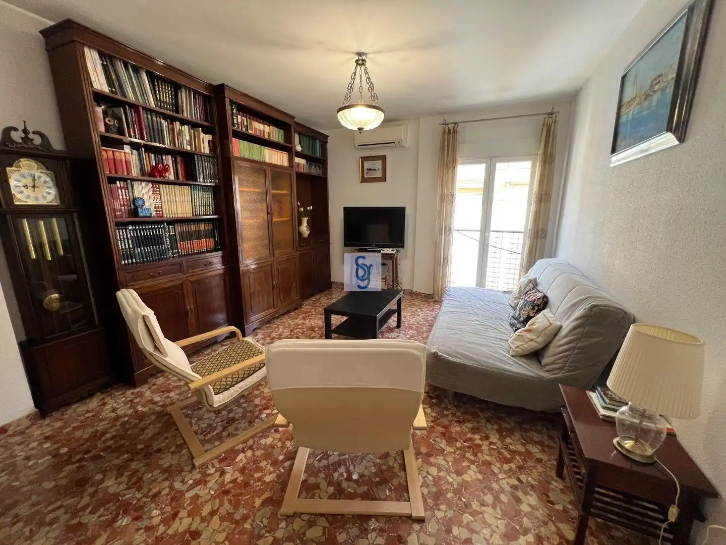 Sala de estar de Piso en venta en Málaga con Aire acondicionado, Amueblado y Lavadora
