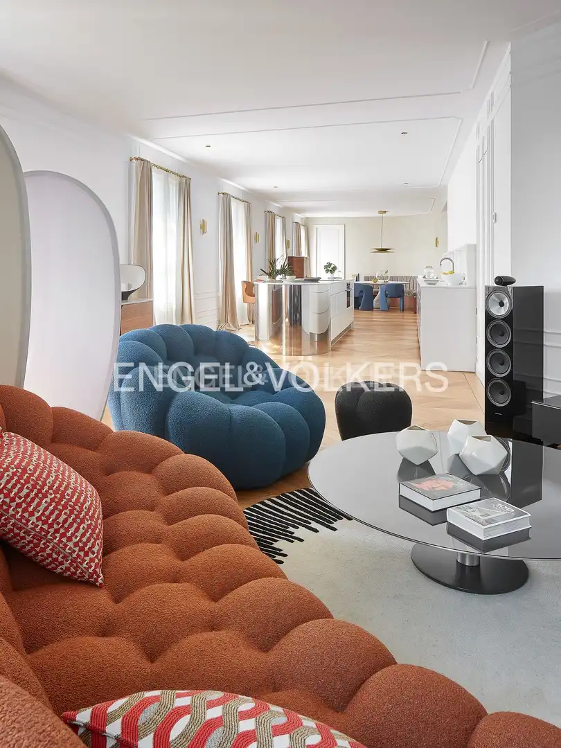 Living room of Attic for sale in Barcelona  with Air Conditioner, Heating and Parquet flooring