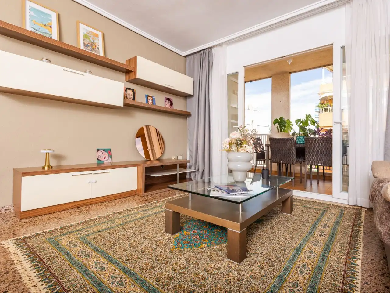 Sala de estar de Piso en venta en Sagunto / Sagunt con Terraza