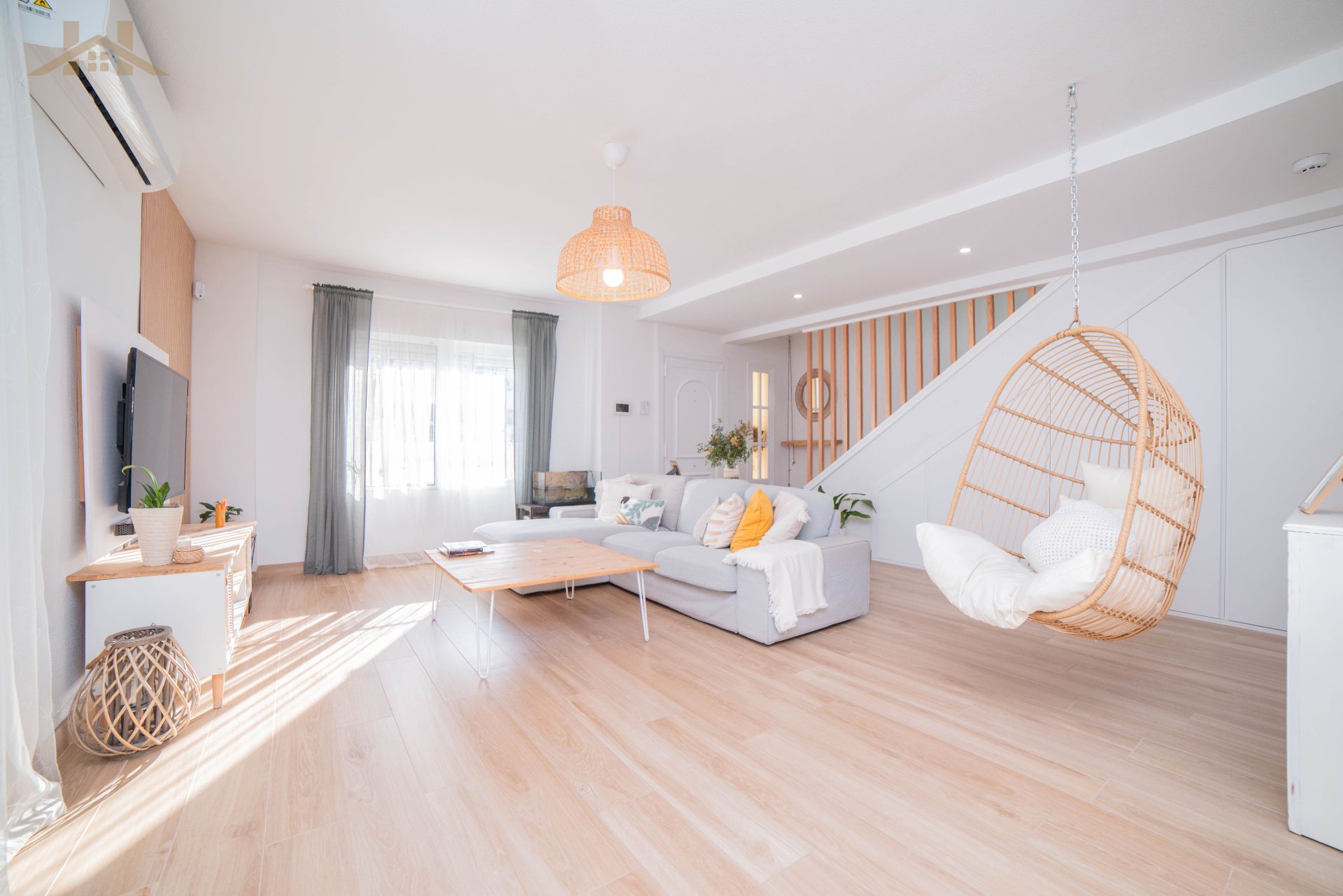 Living room of Single-family semi-detached for sale in Brunete  with Air Conditioner, Private garden and Terrace