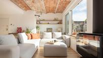 Living room of Attic for sale in  Barcelona Capital  with Air Conditioner, Heating and Terrace