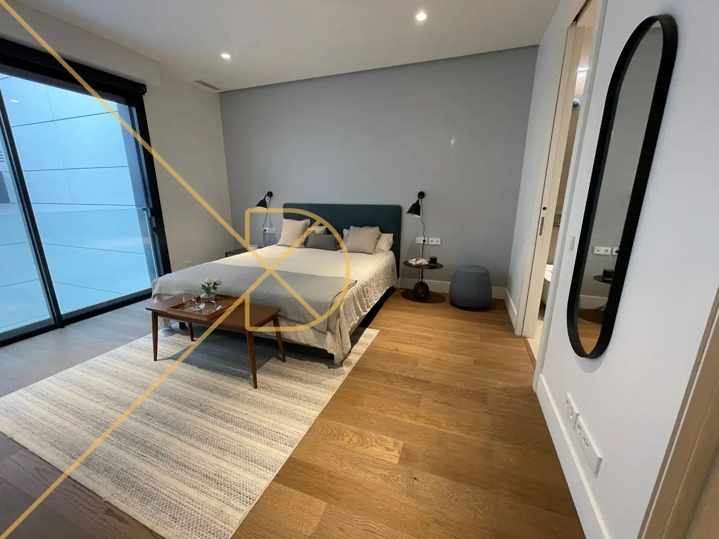 Schlafzimmer von Wohnung zum Verkauf in Barcelona mit Klimaanlage, Heizung und Parkett
