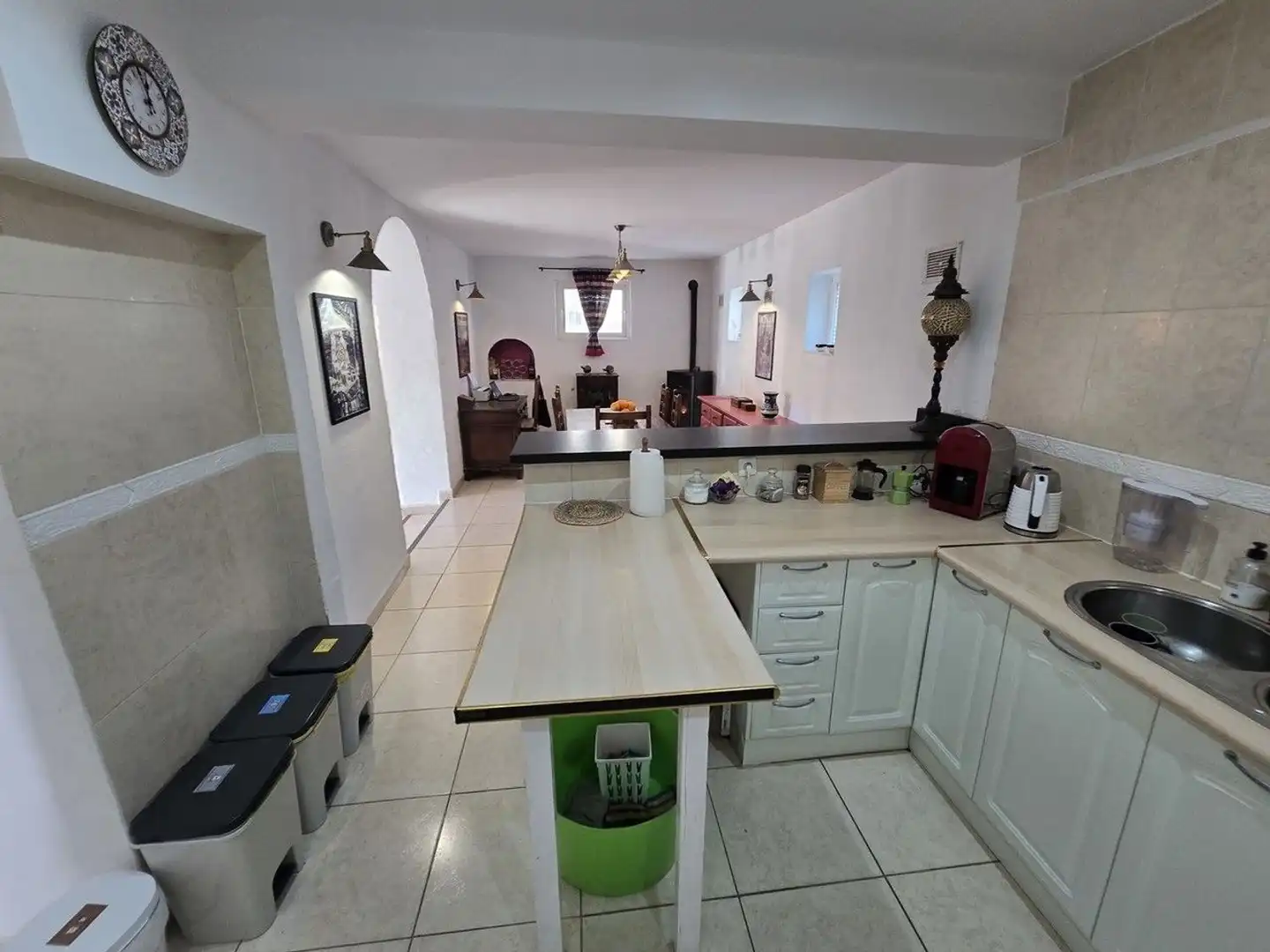 Cuina de Casa o xalet en venda en Mojácar amb Aire condicionat, Terrassa i Traster