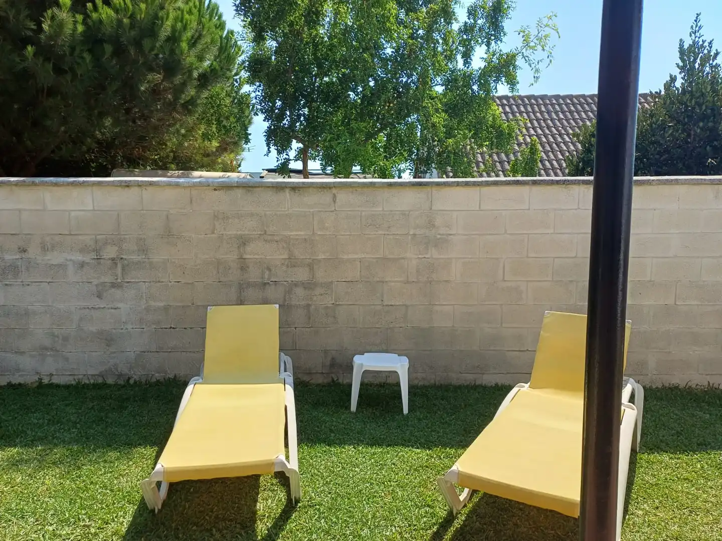 Terrasse von Country house zur Miete in Vejer de la Frontera mit Klimaanlage, Privatgarten und Möbliert