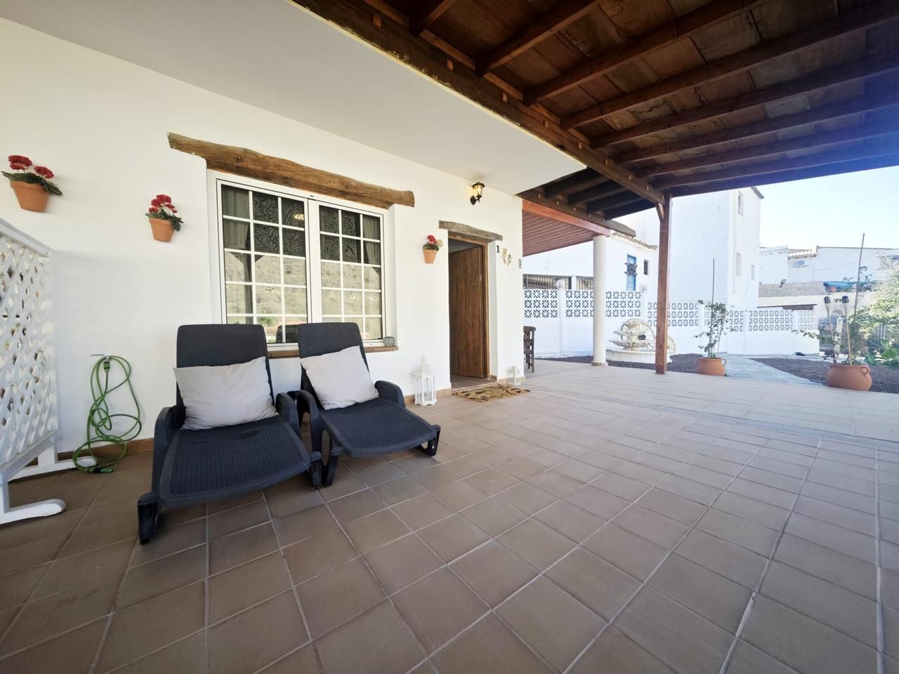 Terrassa de Casa adosada de lloguer en San Bartolomé de Tirajana amb Jardí privat, Terrassa i Moblat