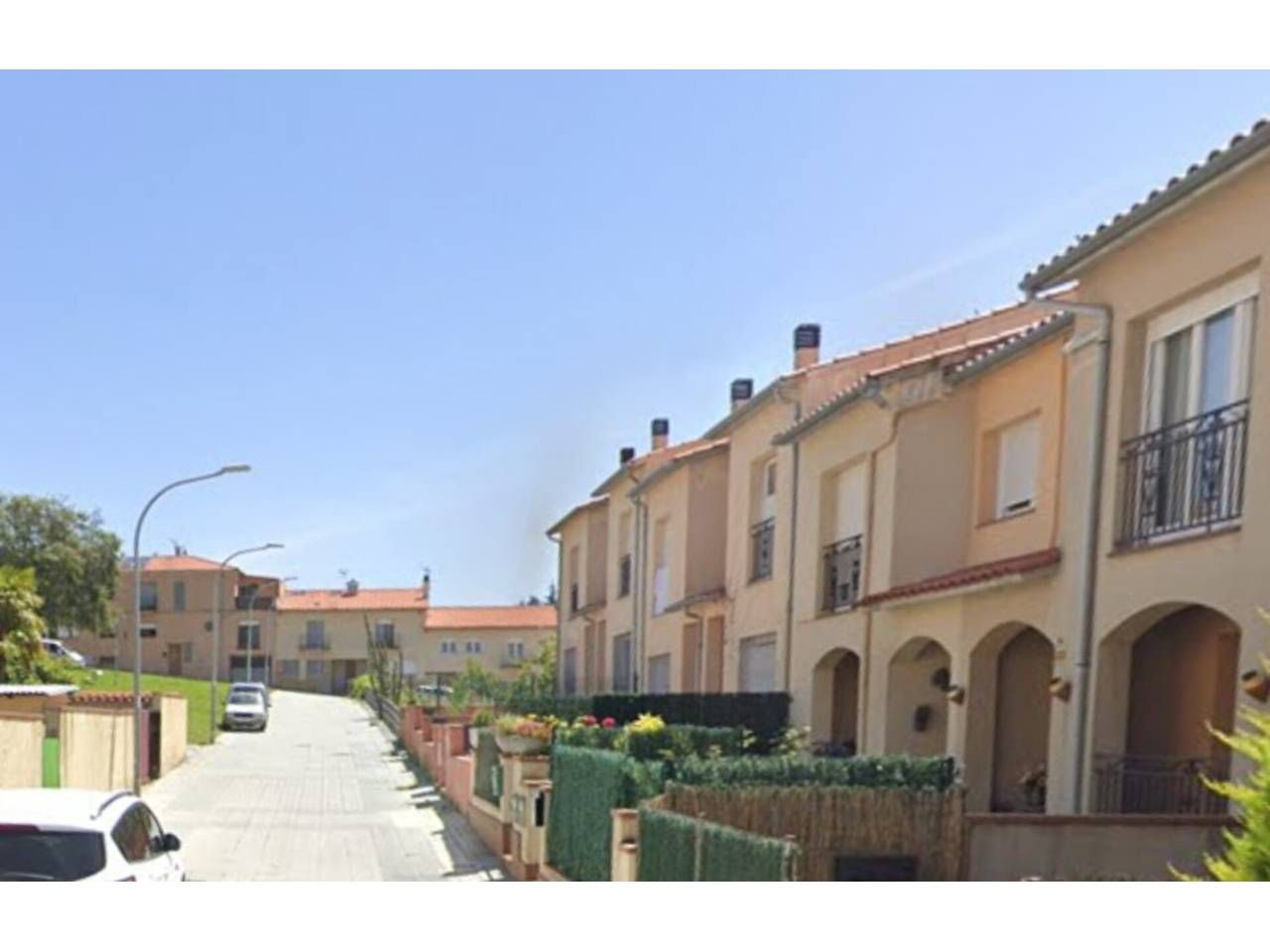 Vista exterior de Casa adosada en venda en Sant Hilari Sacalm