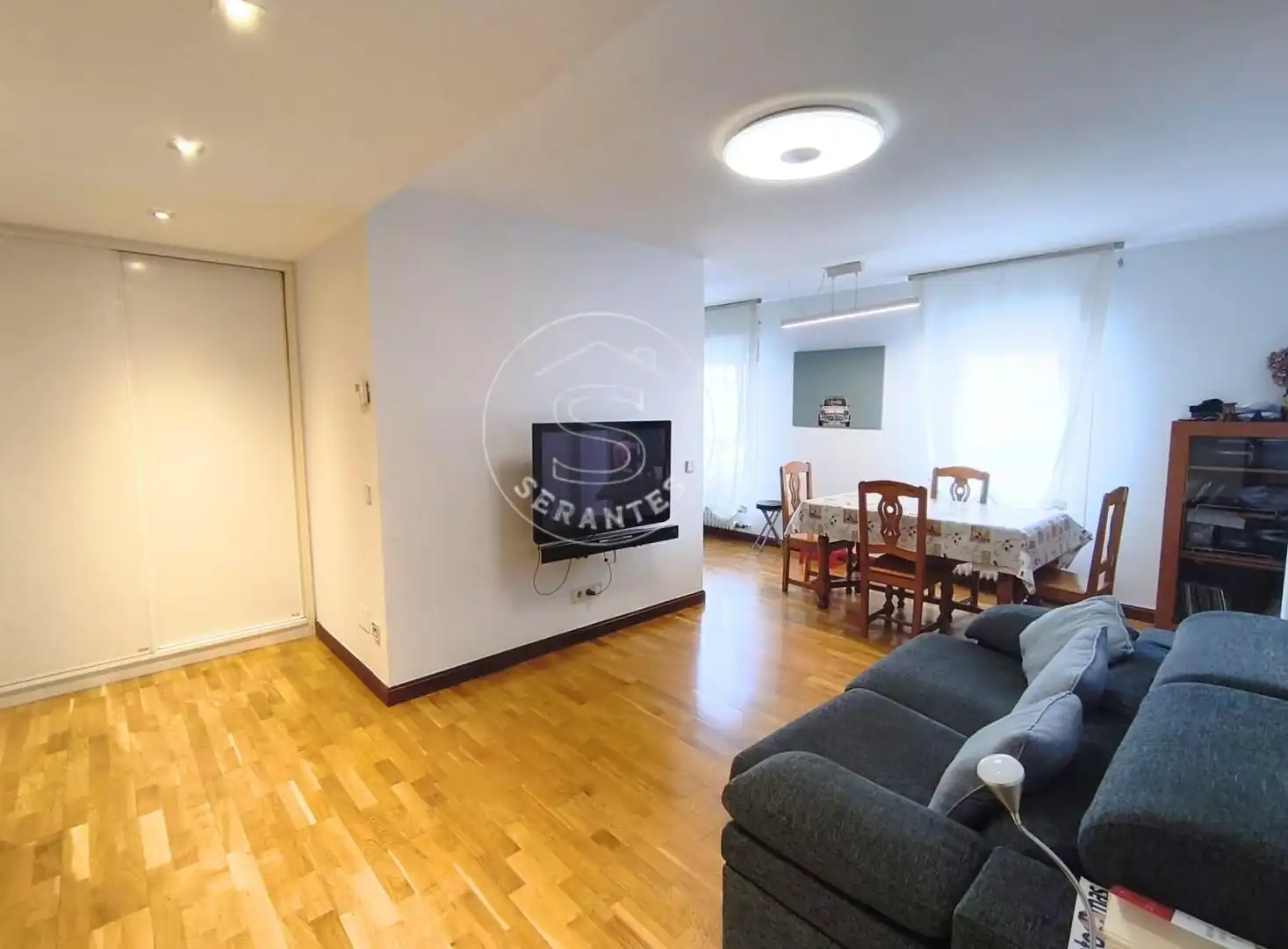 Living room of Flat for sale in  Pamplona / Iruña  with Heating