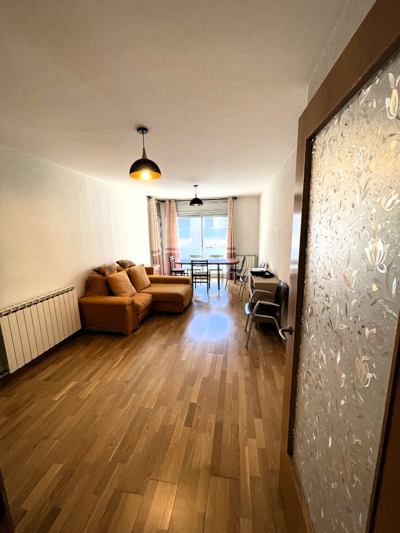 Sala d'estar de Pis en venda en Olot amb Calefacció, Terrassa i Moblat