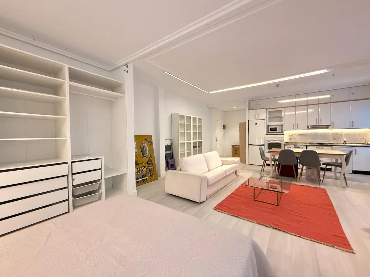 Wohnzimmer von Wohnung zur Miete in Donostia - San Sebastián  mit Heizung