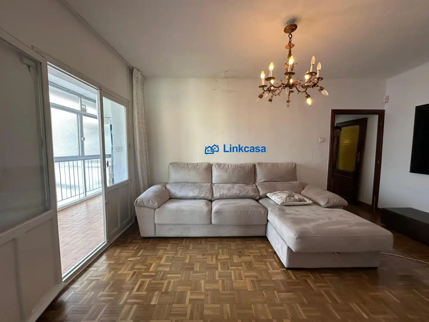 Sala de estar de Piso de alquiler en Madrid con Calefacción y Terraza