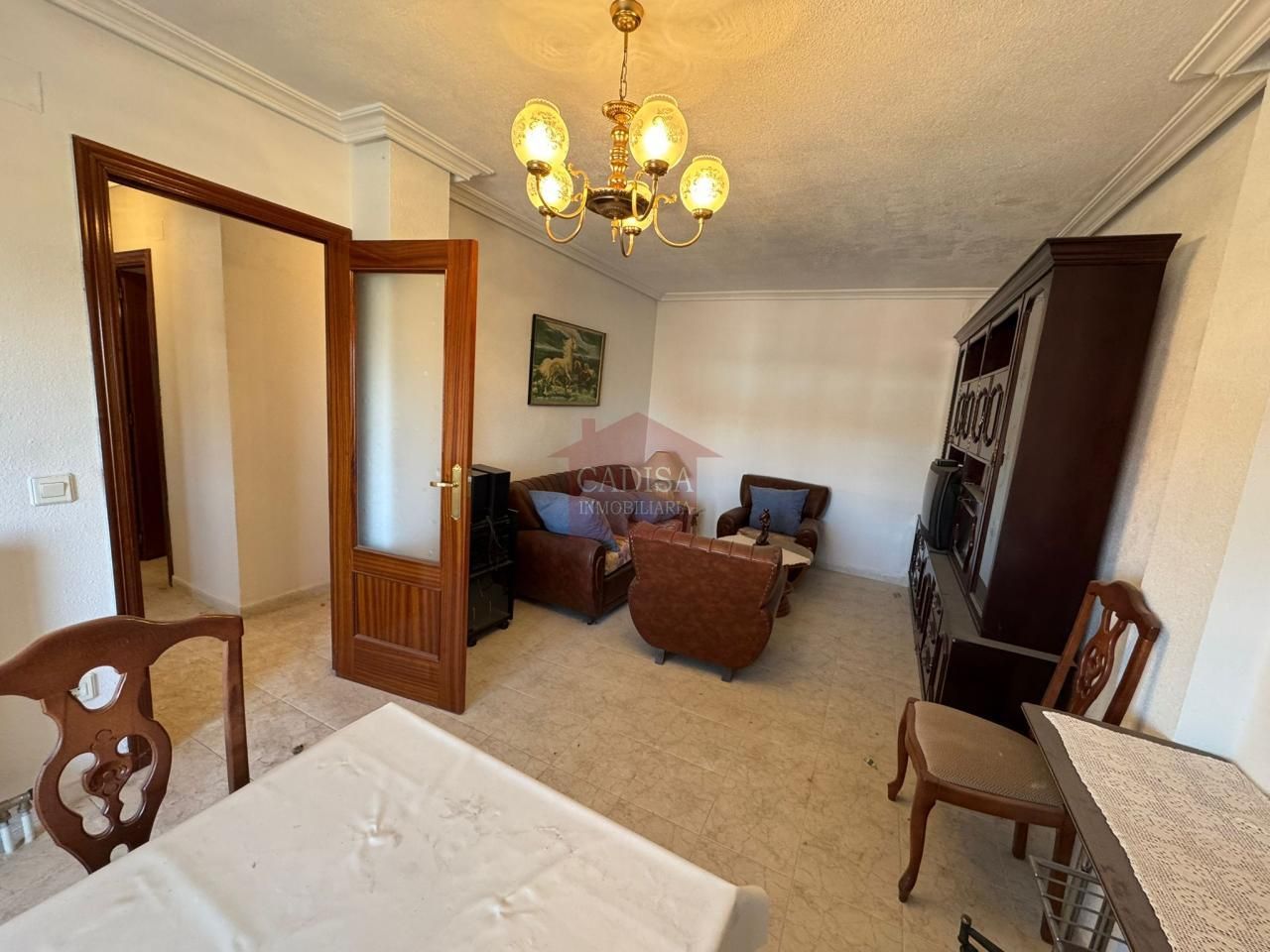 Living room of Flat for sale in Terradillos  with Heating, Storage room and Furnished