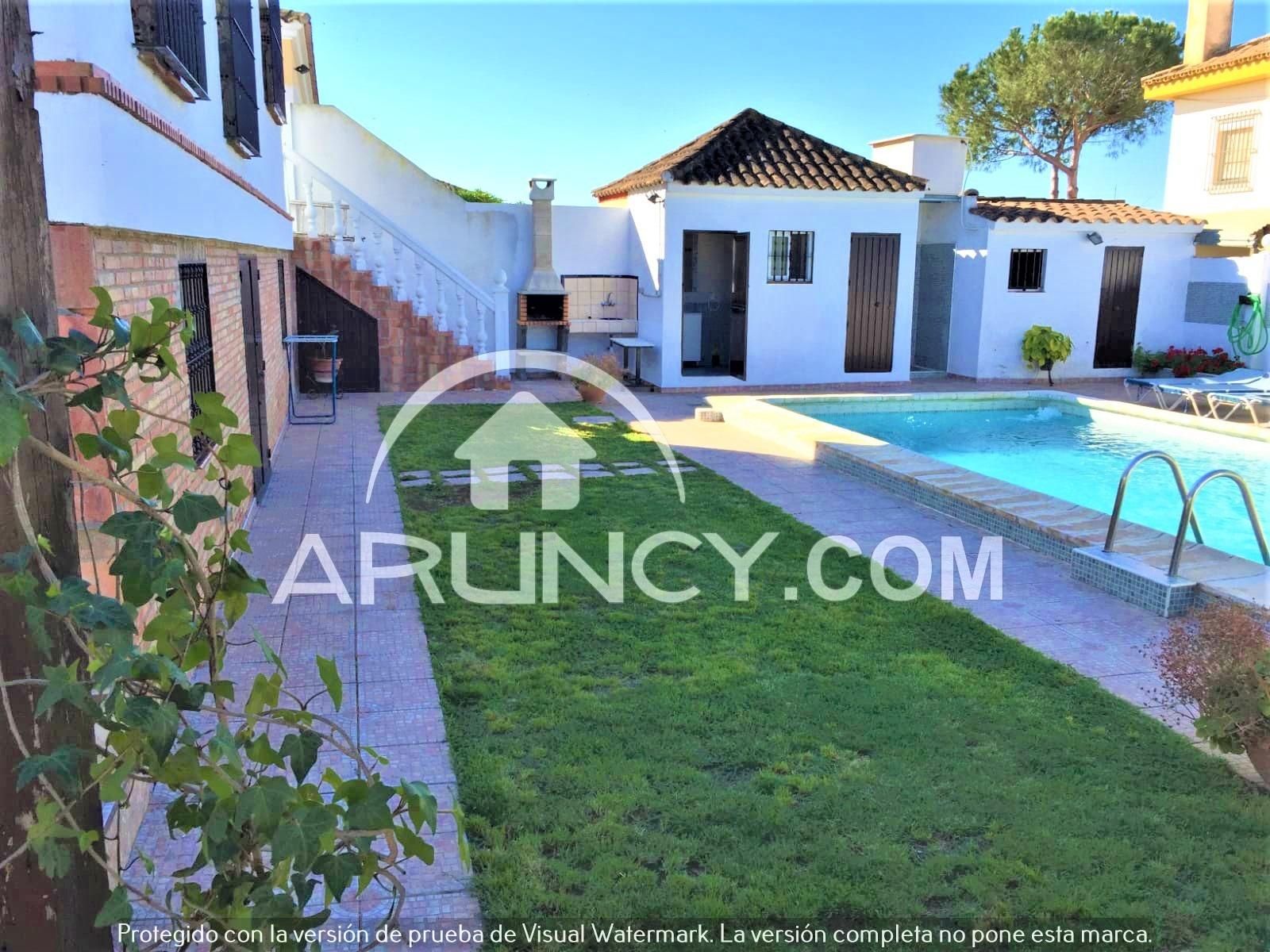 Jardí de Casa o xalet de lloguer en Alcalá de Guadaira amb Aire condicionat, Jardí privat i Terrassa