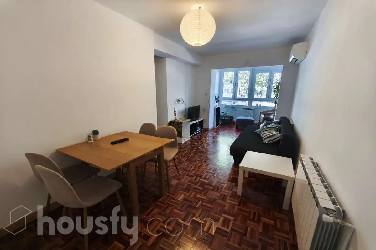 Sala de estar de Piso de alquiler en Getafe con Aire acondicionado, Calefacción y Parquet