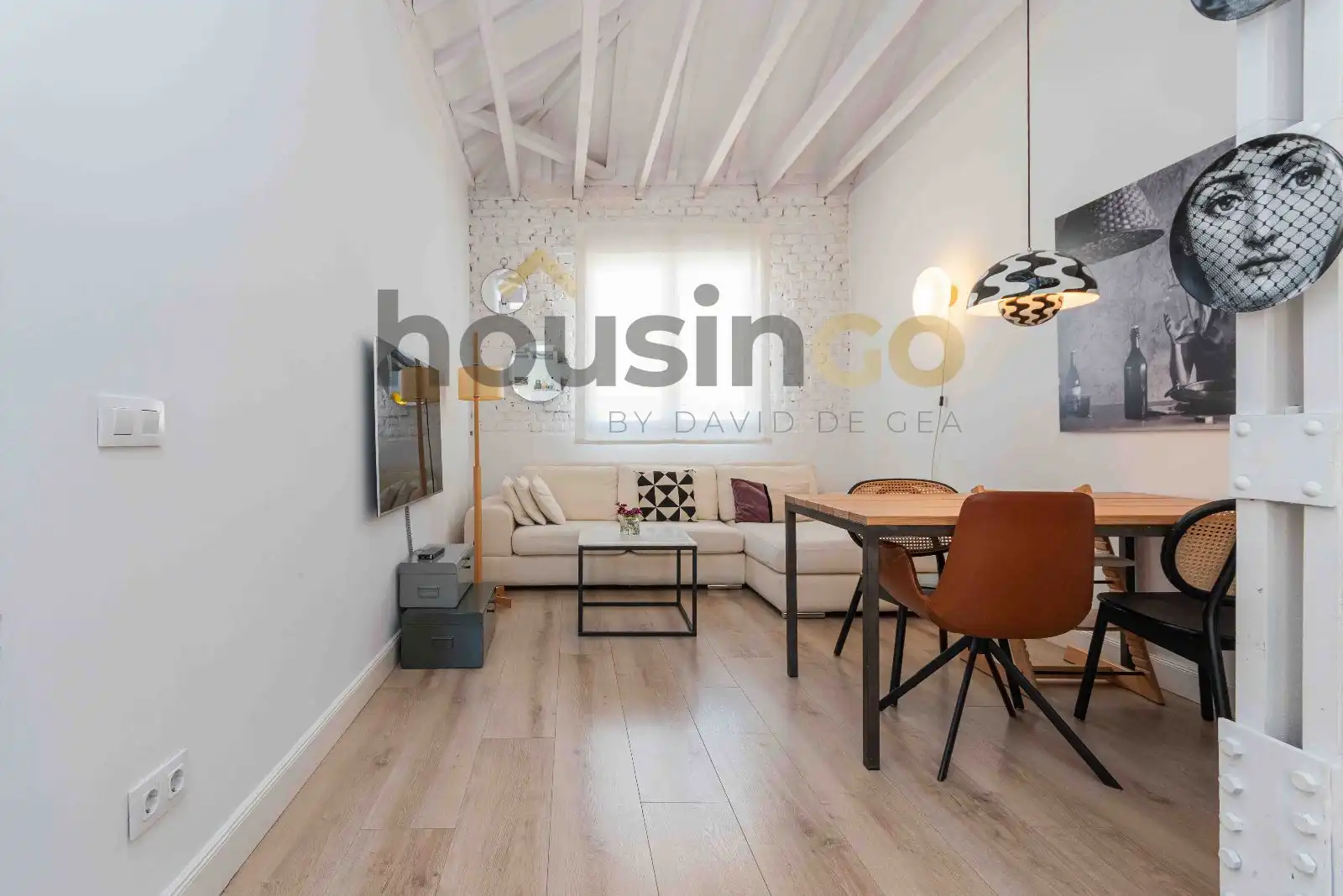 Sala de estar de Ático en venta en Madrid con Aire acondicionado, Calefacción y Terraza