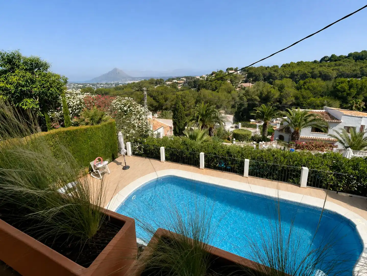 Vista exterior de Casa o chalet de alquiler en Jávea / Xàbia con Calefacción, Jardín privado y Terraza