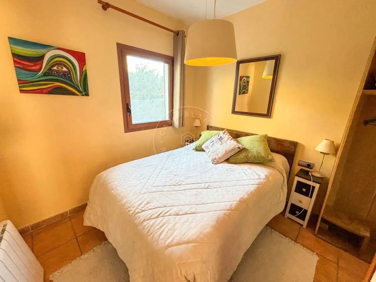 Schlafzimmer von Haus oder Chalet zum Verkauf in Lloret de Mar mit Heizung, Privatgarten und Abstellraum
