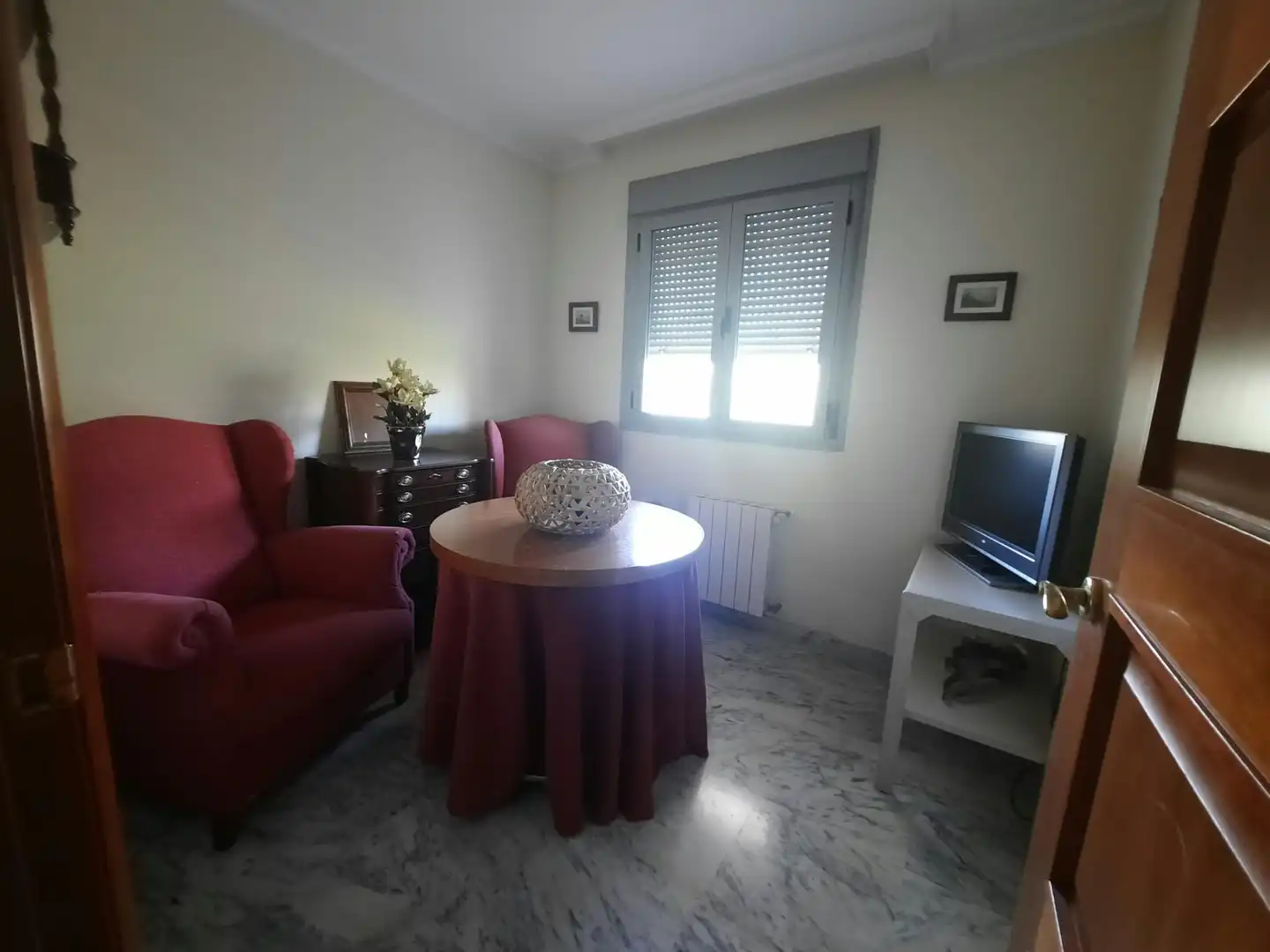 Wohnzimmer von Wohnung zur Miete in Badajoz mit Klimaanlage, Heizung und Terrasse