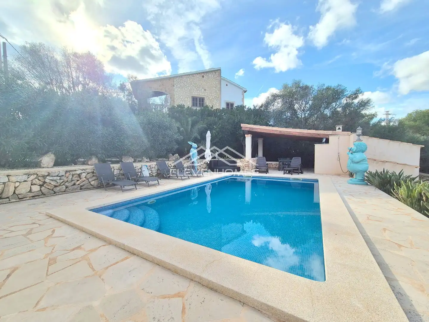 Piscina de Casa o xalet en venda en Santanyí amb Aire condicionat, Calefacció i Jardí privat