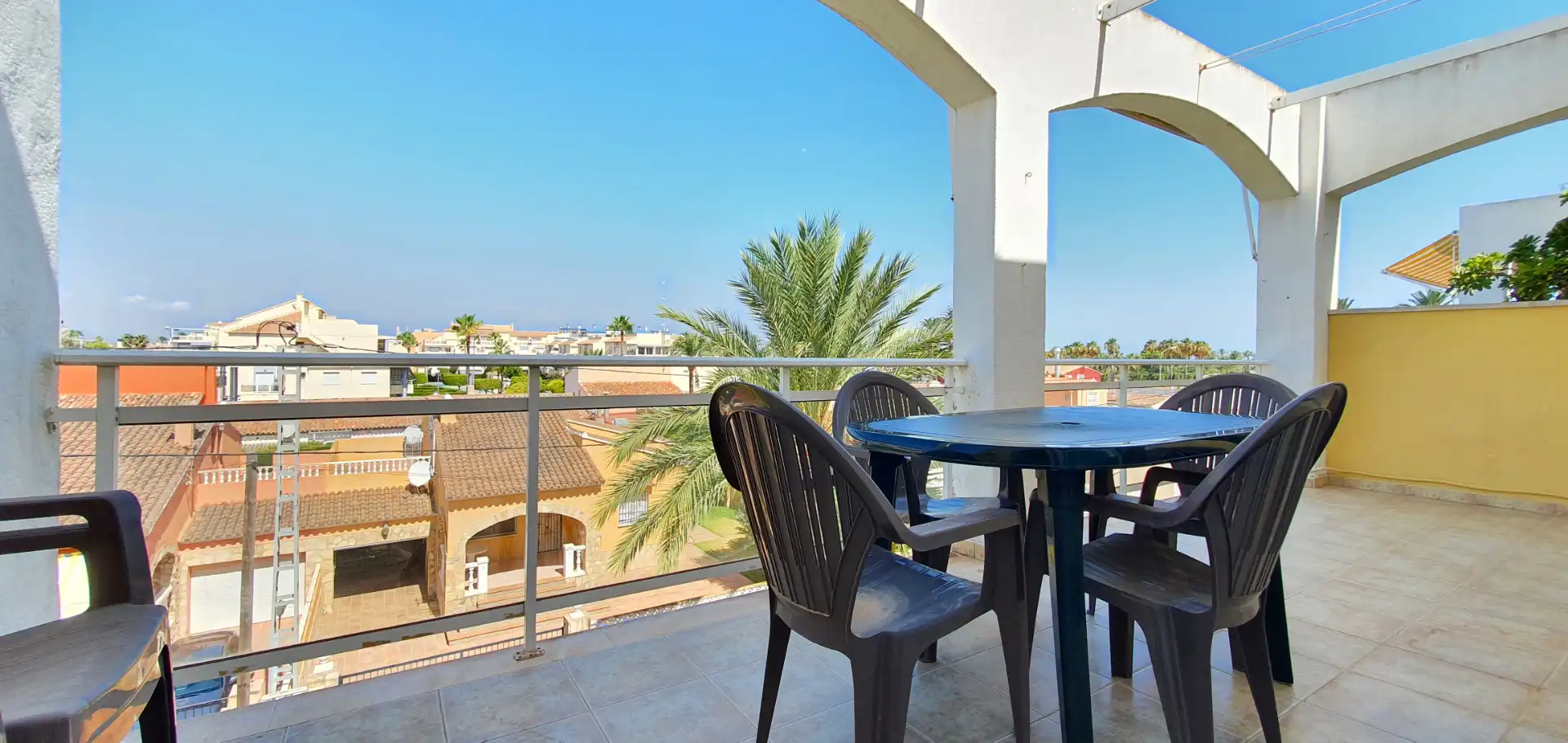 Terraza de Apartamento de alquiler en Dénia con Aire acondicionado, Calefacción y Terraza