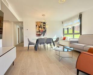 Sala d'estar de Apartament en venda en Alicante / Alacant amb Aire condicionat, Jardí privat i Terrassa
