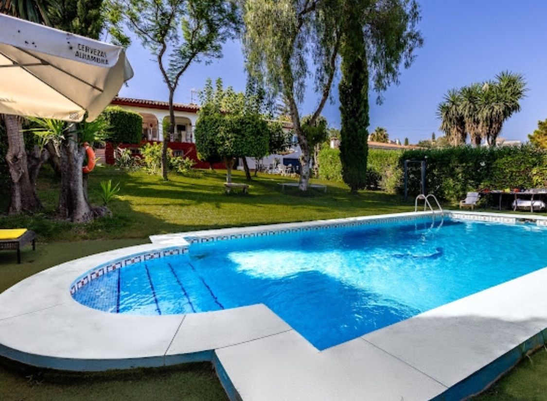 Jardín de Casa o chalet en venta en Marbella con Jardín privado, Terraza y Piscina