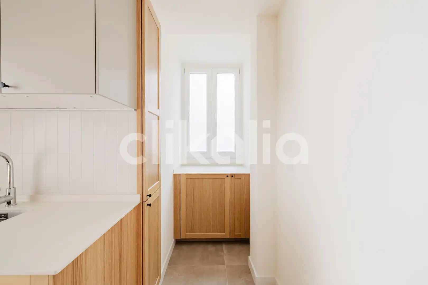 Kitchen of Flat for sale in Málaga  with Air Conditioner, Terrace and Balcony