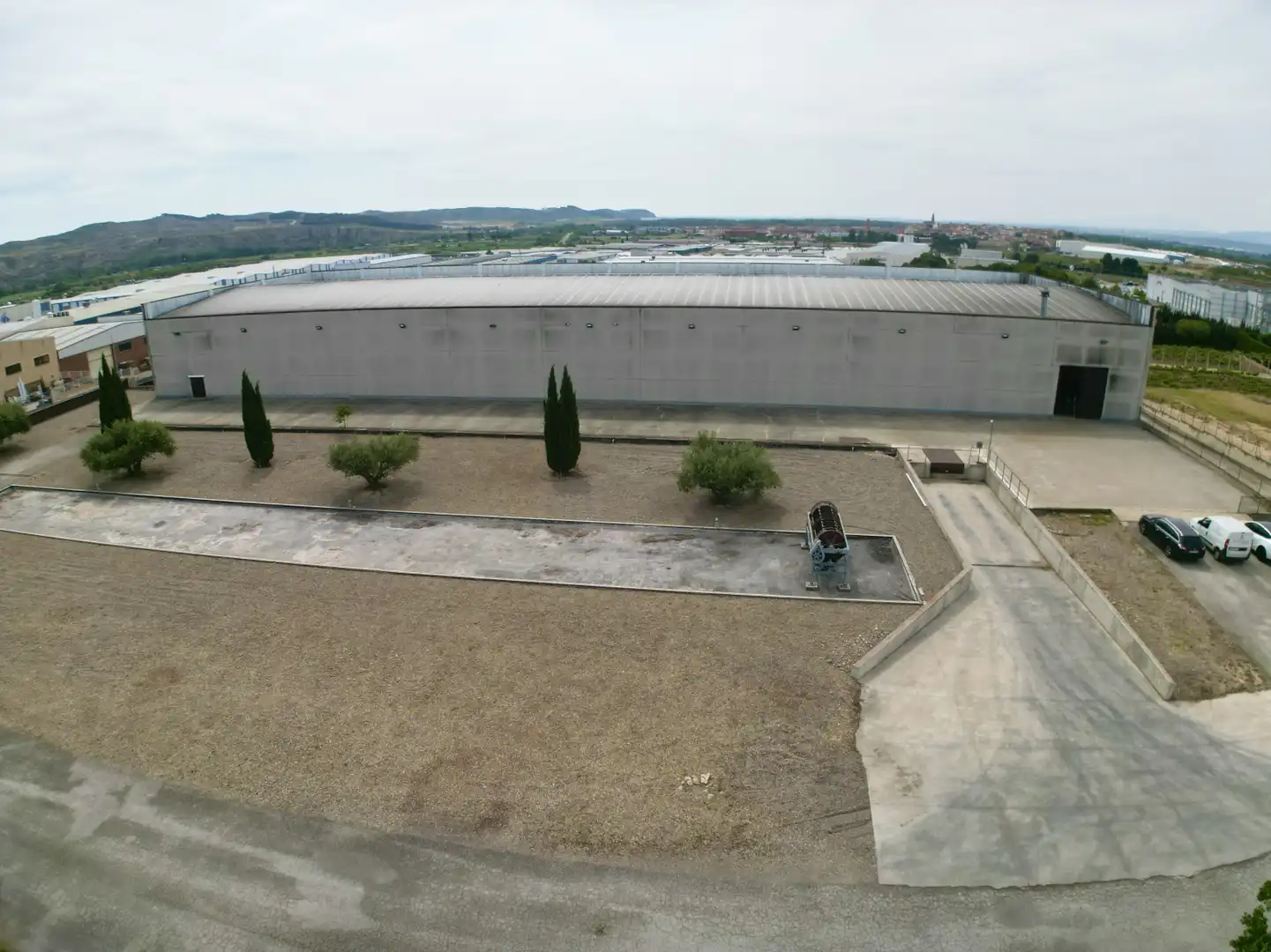 Vista exterior de Nave industrial en venta en San Adrián
