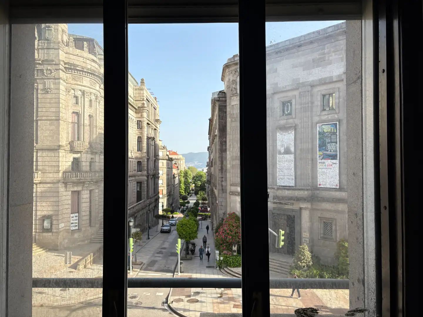 Vista exterior de Piso en venta en Vigo  con Balcón