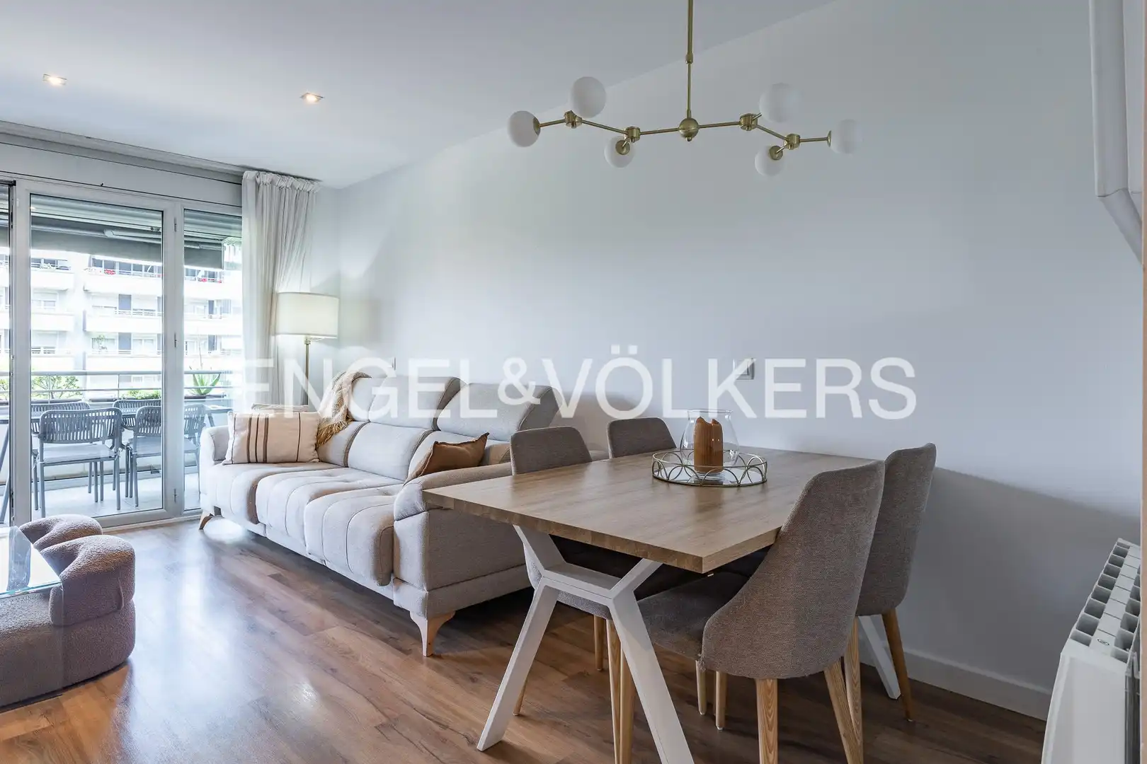 Balcony of Flat for sale in Sant Adrià de Besòs  with Air Conditioner, Heating and Parquet flooring